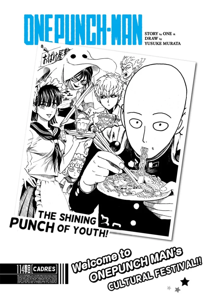 One Punch Man Chapter 114 | Read Full Online Manga 1 one punch man ch114 page01